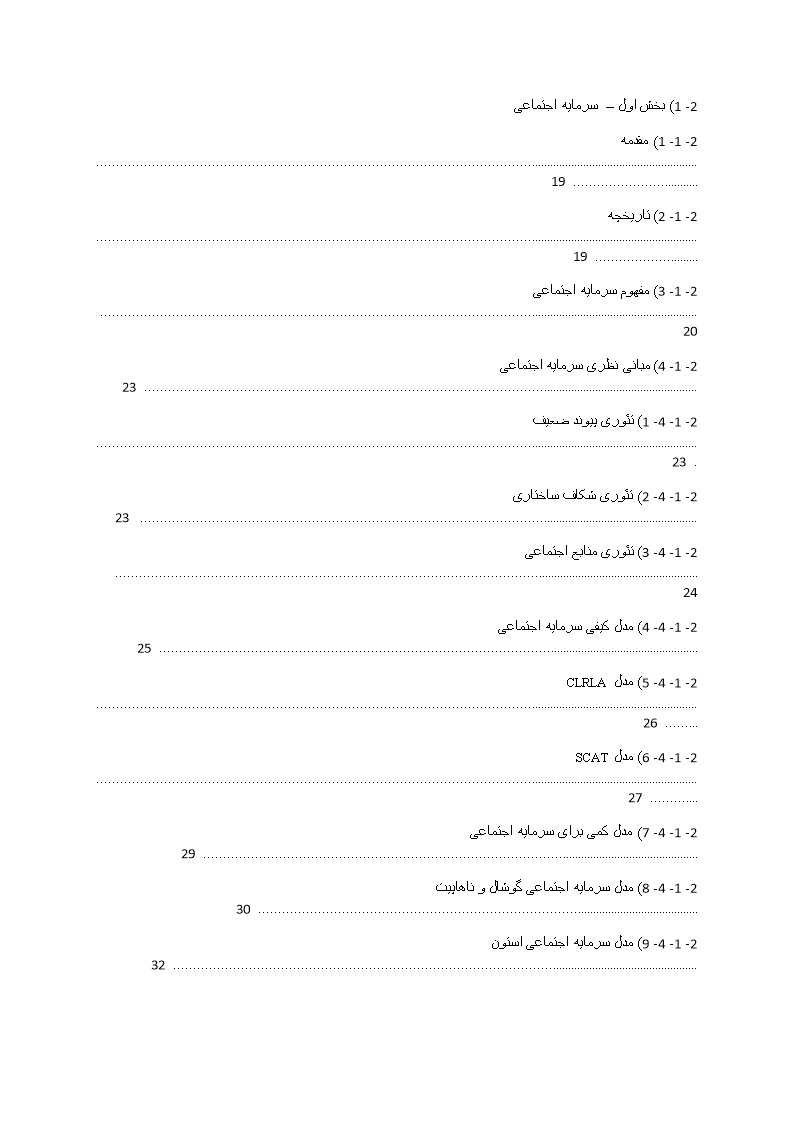 مبانی نظری و پیشینه سرمایه اجتماعی و مولفه  های اخلاق حرفه ای